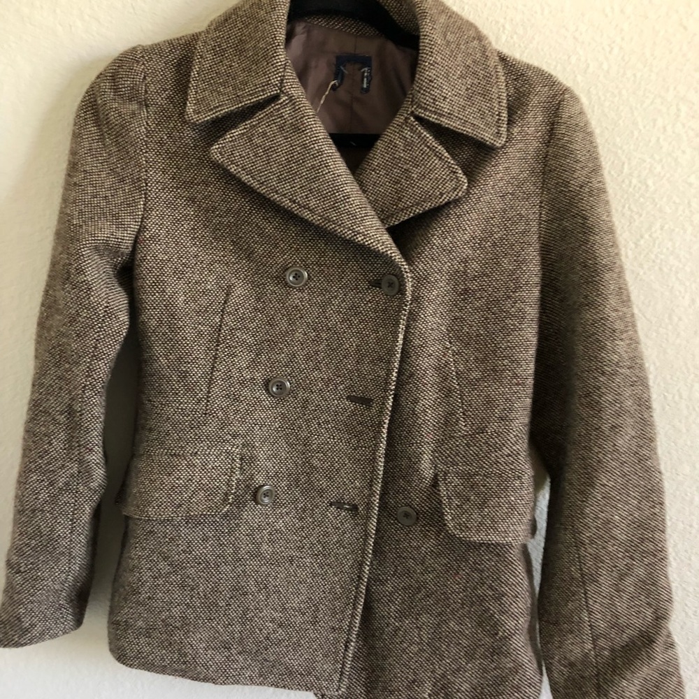 Light brown pea coat!